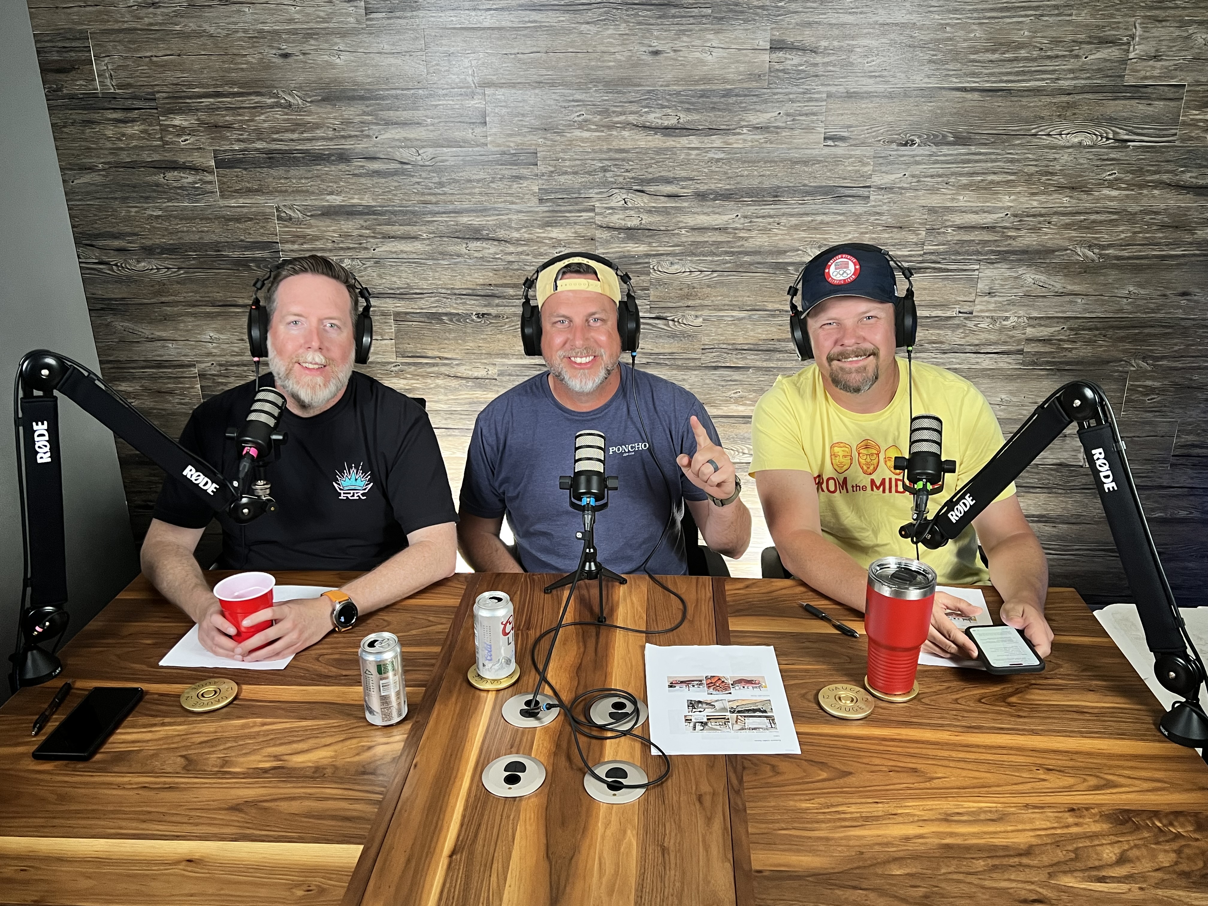 Grab the Brisket podcast crew recording live